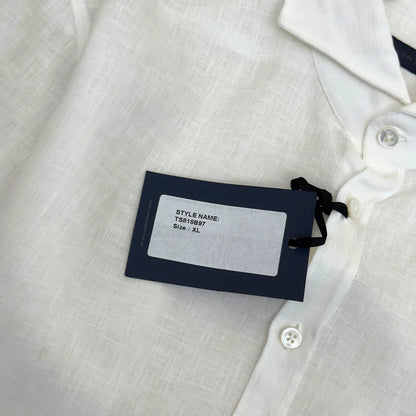 THOM SWEENEY LINEN SHIRT WHITE XL | XL, White
