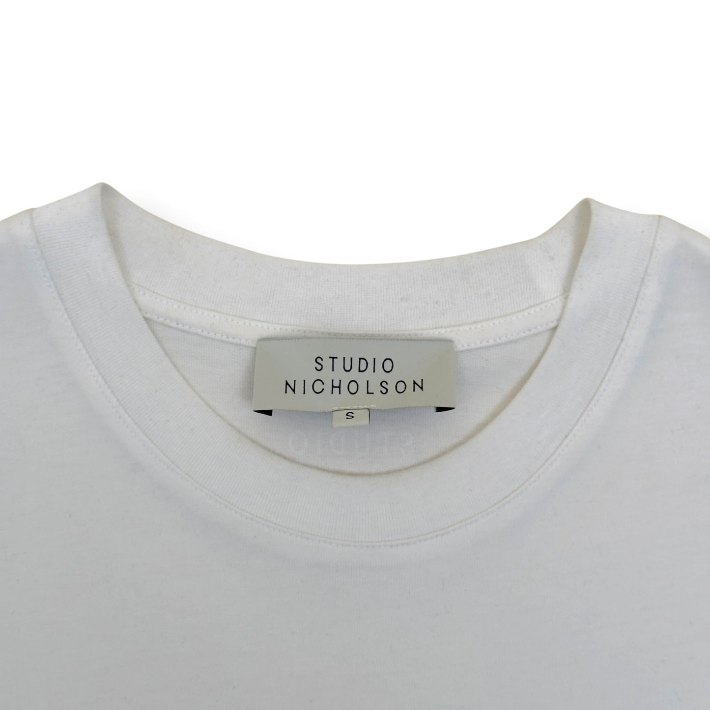 STUDIO NICHOLSON CREWNECK COTTON T-SHIRT WHITE S | Small, White