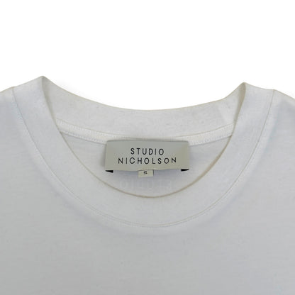 STUDIO NICHOLSON CREWNECK COTTON T-SHIRT WHITE S | Small, White