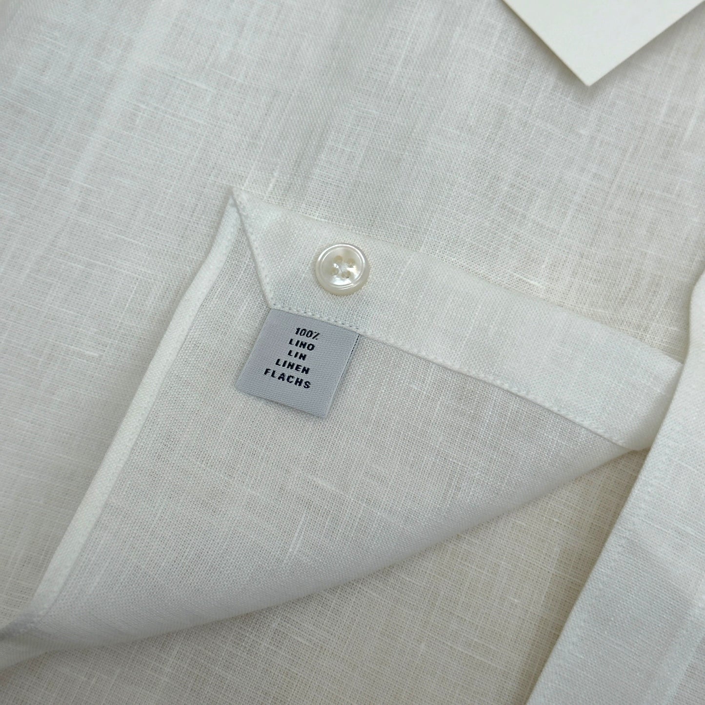 THOM SWEENEY LINEN SHIRT WHITE XL | XL, White