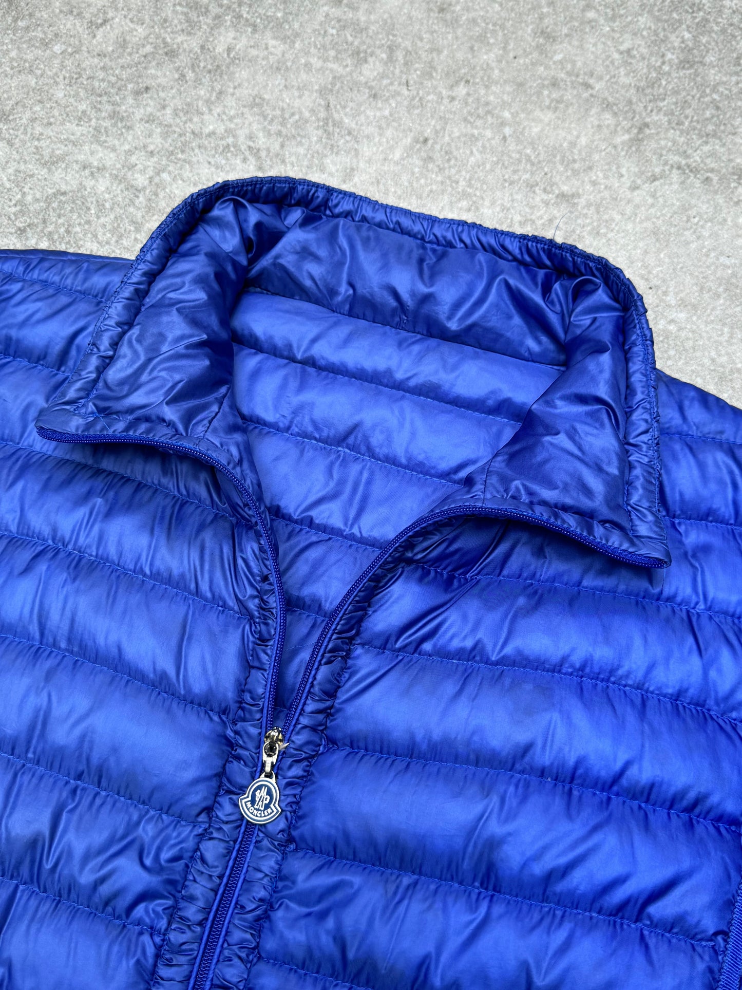 Moncler Lightweight Cerulean Puffer Jacket