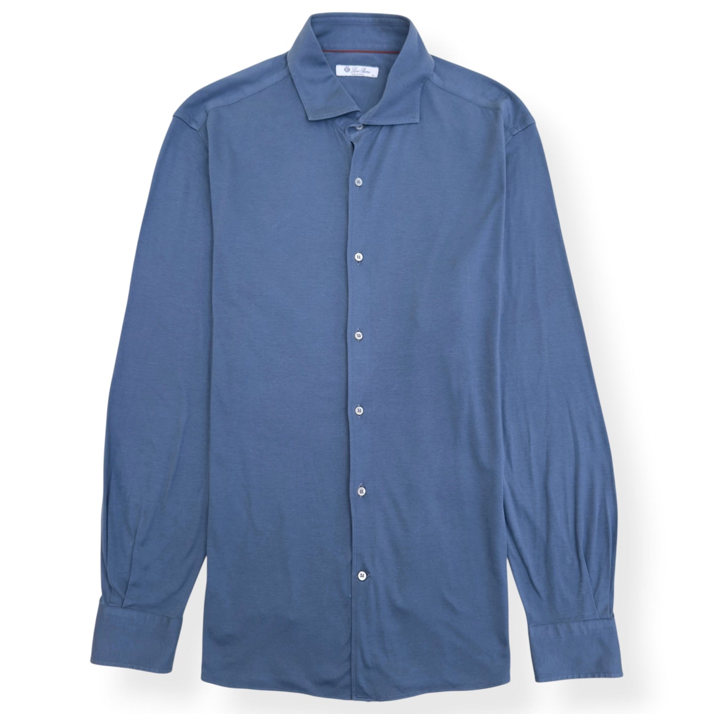 LORO PIANA JERSEY SHIRT BLUE XL | XL, Blue