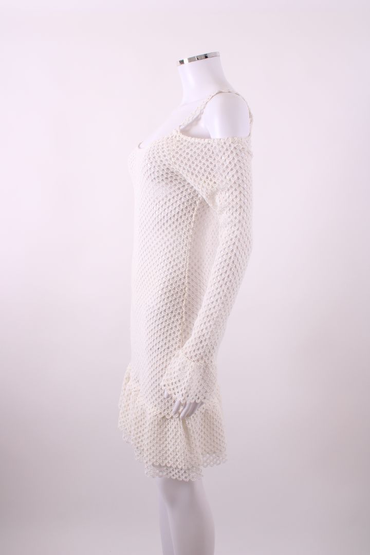 Paloma Blue S/S Crochet Dress White S | Default Title, Multicoloured
