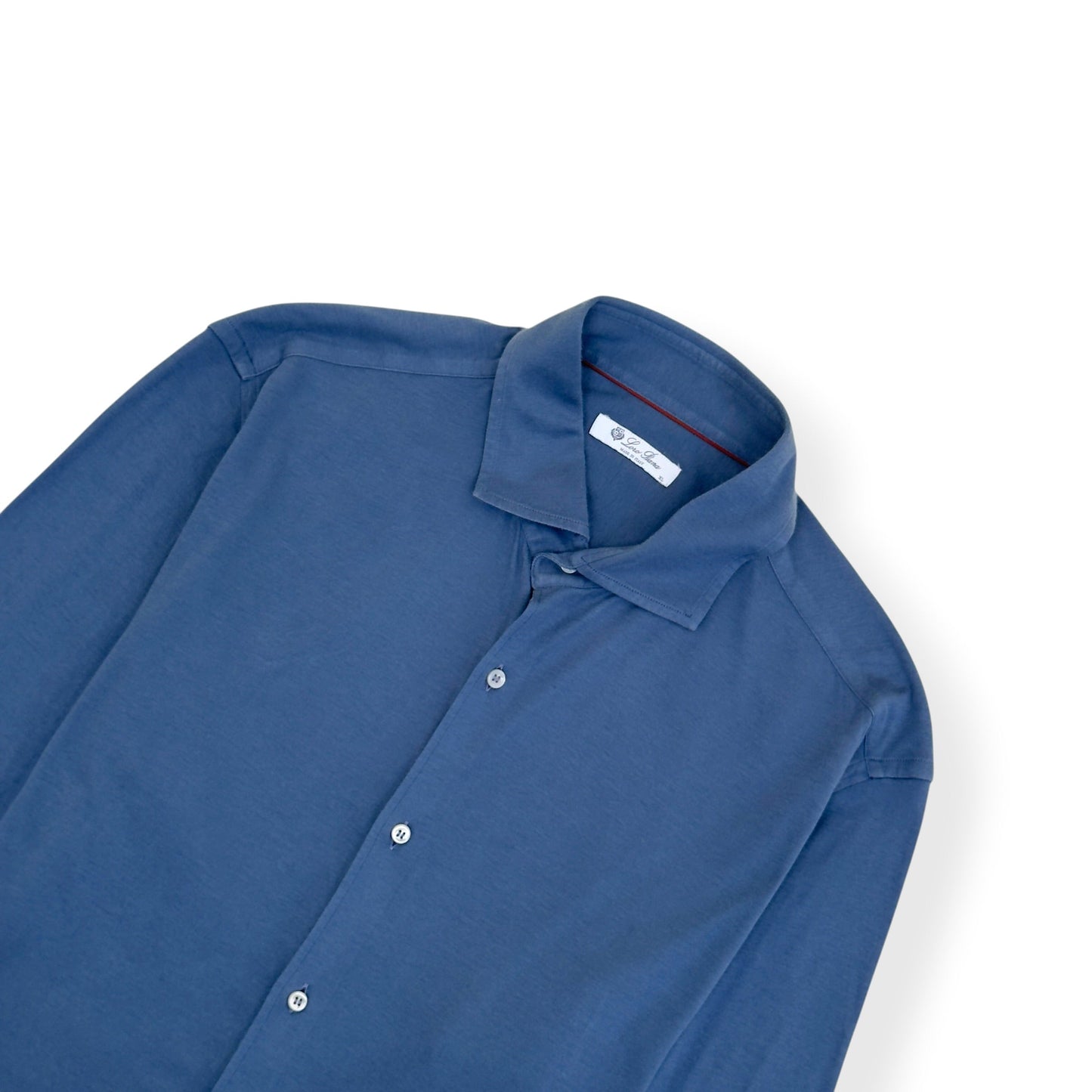 LORO PIANA JERSEY SHIRT BLUE XL | XL, Blue