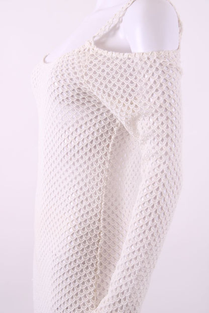 Paloma Blue S/S Crochet Dress White S | Default Title, Multicoloured