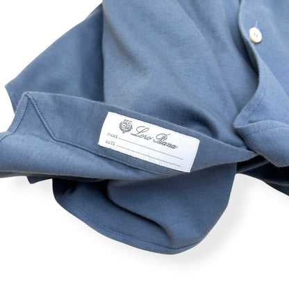 LORO PIANA JERSEY SHIRT BLUE XL | XL, Blue