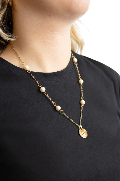 VT Rework : Chanel Cultured Pearl Chain Necklace