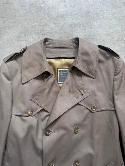 1980s Christian Dior Grown Double Breasted Trenchcoat (SOLD AS SEEN) | Extra Large, Multicoloured