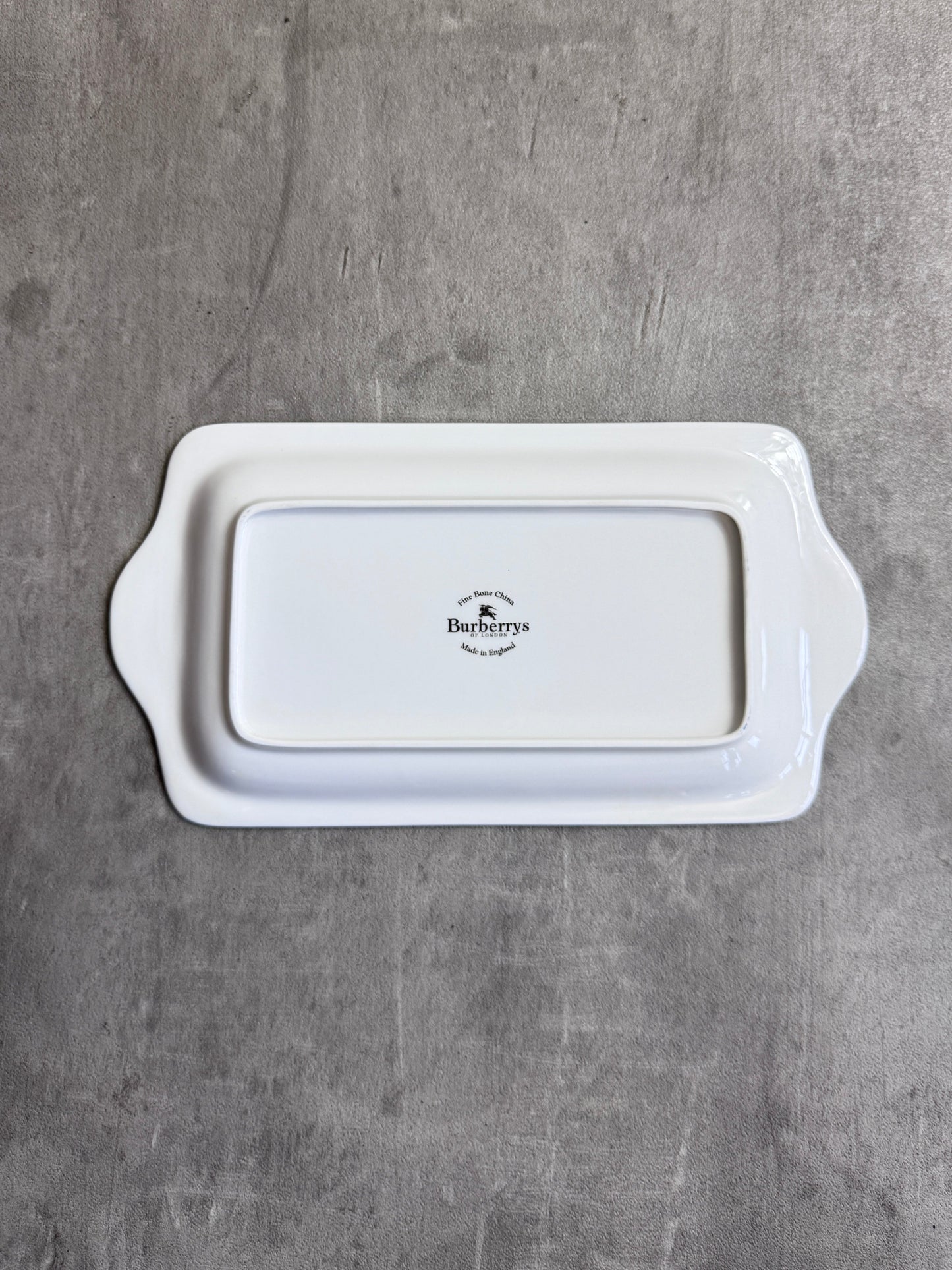 Burberry Nova Check Navy Fine Bone China Tray