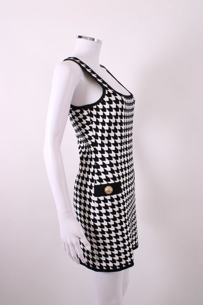 Balmain Net-a-porter exclusive Dress Black & White 40 | Default Title, Multicoloured