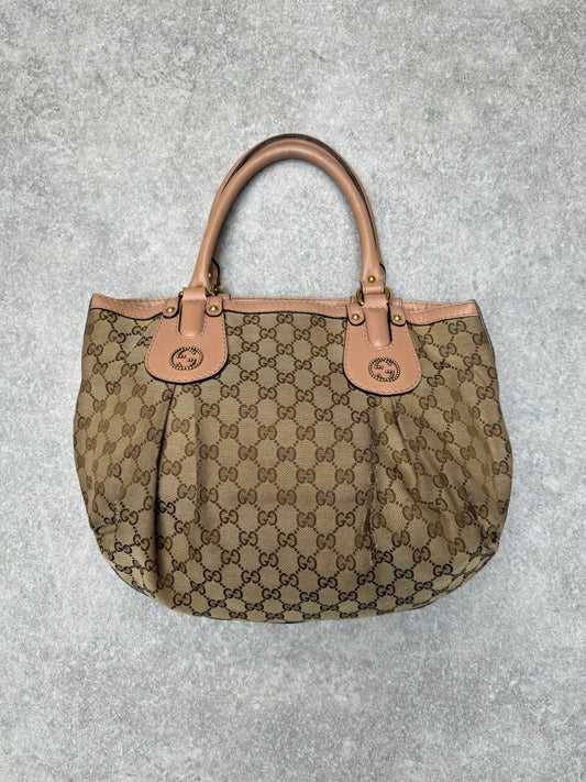 Gucci GG Scarlett Canvas Hand Bag