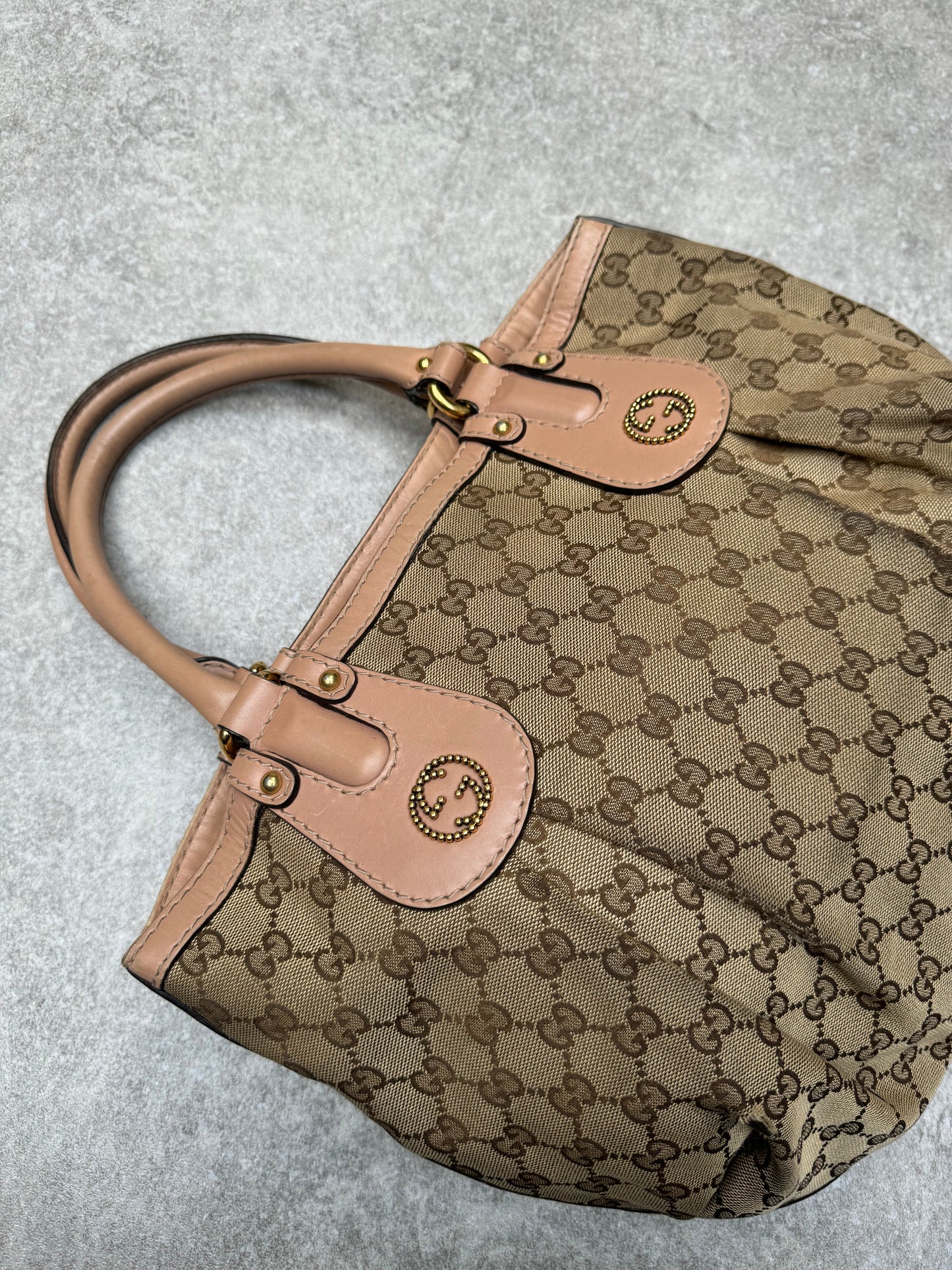 Gucci GG Scarlett Canvas Hand Bag