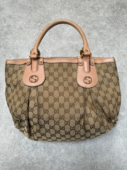 Gucci GG Scarlett Canvas Hand Bag