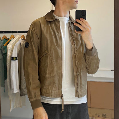 C.P. Company Ba-Tic SS23 Lightweight Jacket in Bronze | Large, Multicoloured