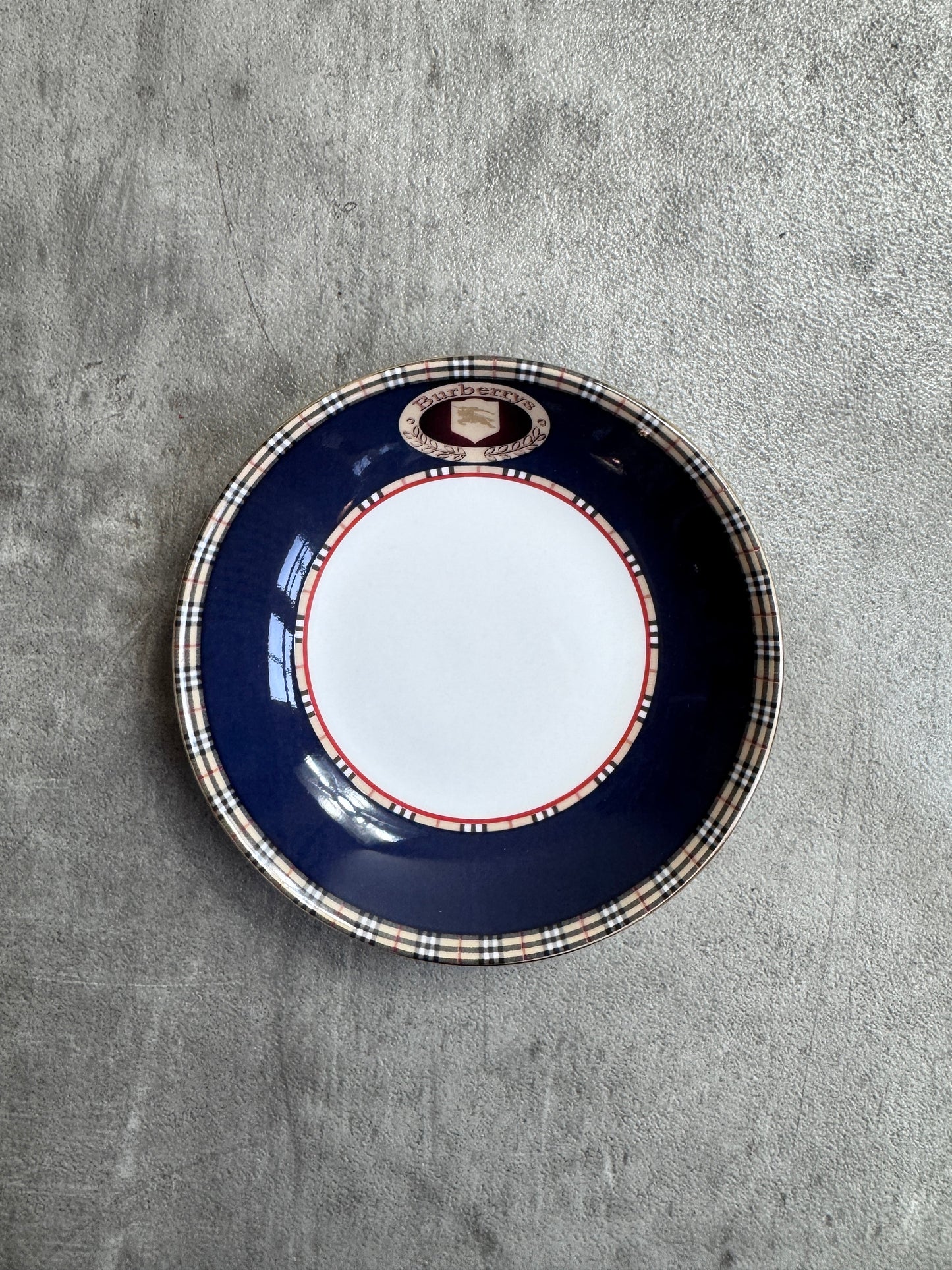 Burberry Nova Check Navy Fine Bone China Saucer