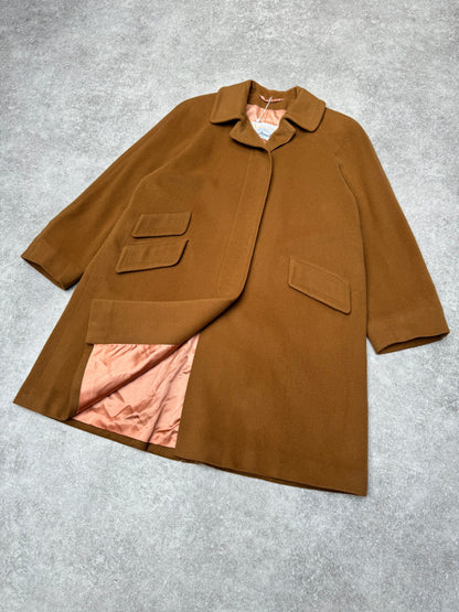 Aquascutum Wool Blended Camel Coat