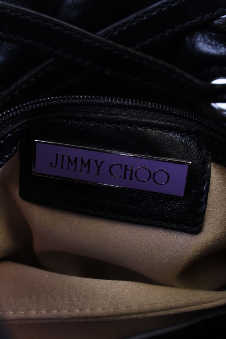 Jimmy Choo Swarovski Crystals Handbag Black | O/S, Black