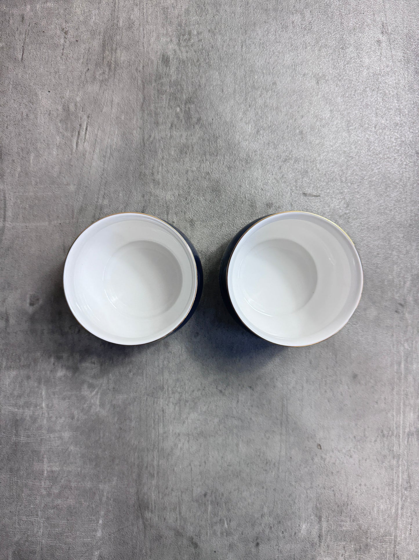 Burberry Nova Check Navy Fine Bone China Water Cup (Set of Two)