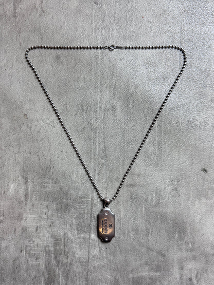 Gucci Silver Pendent Necklace