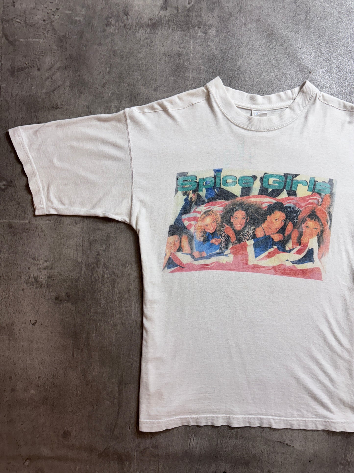 90s Spice Girls Faded Graphic Tee