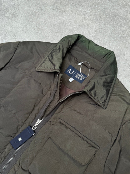 Armani Jeans Quilted Shimmer Padded Jacket