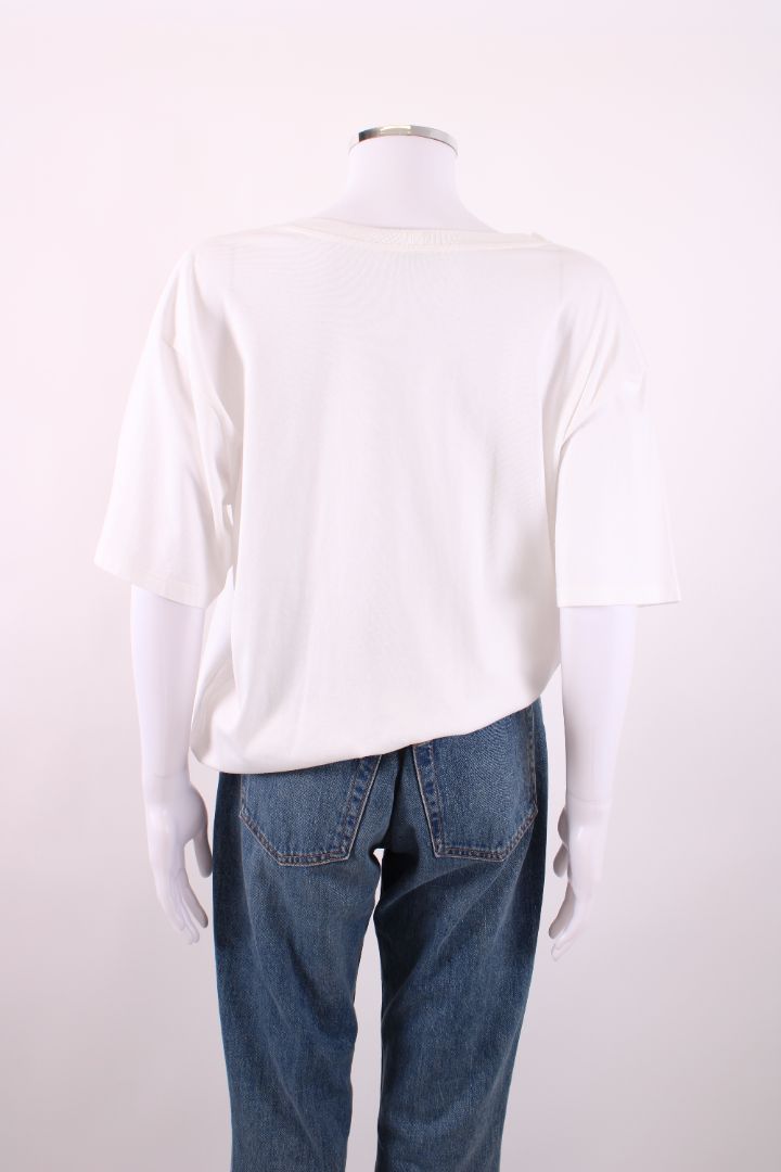 Celine Logo T-shirt White/ Black L | Default Title, Black