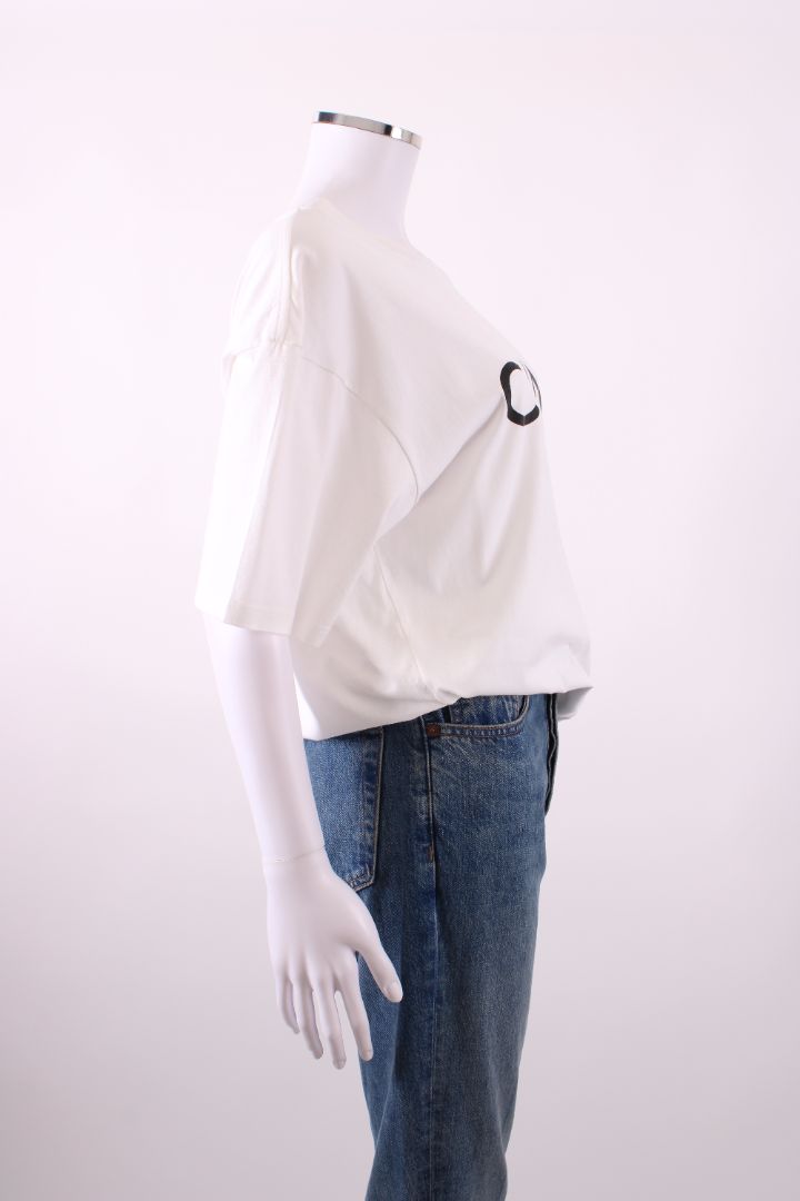 Celine Logo T-shirt White/ Black L | Default Title, Black