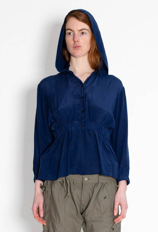 Dior Hooded Silk top