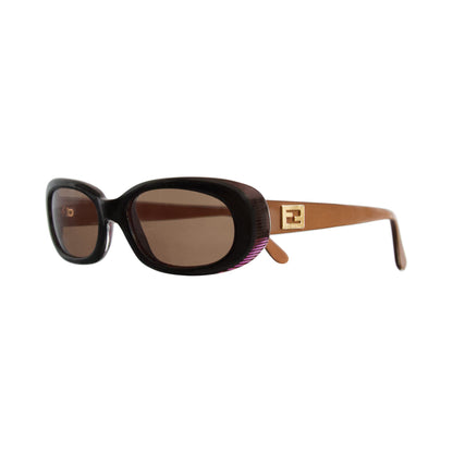 Fendi FS188 Oval Brown Sunglasses