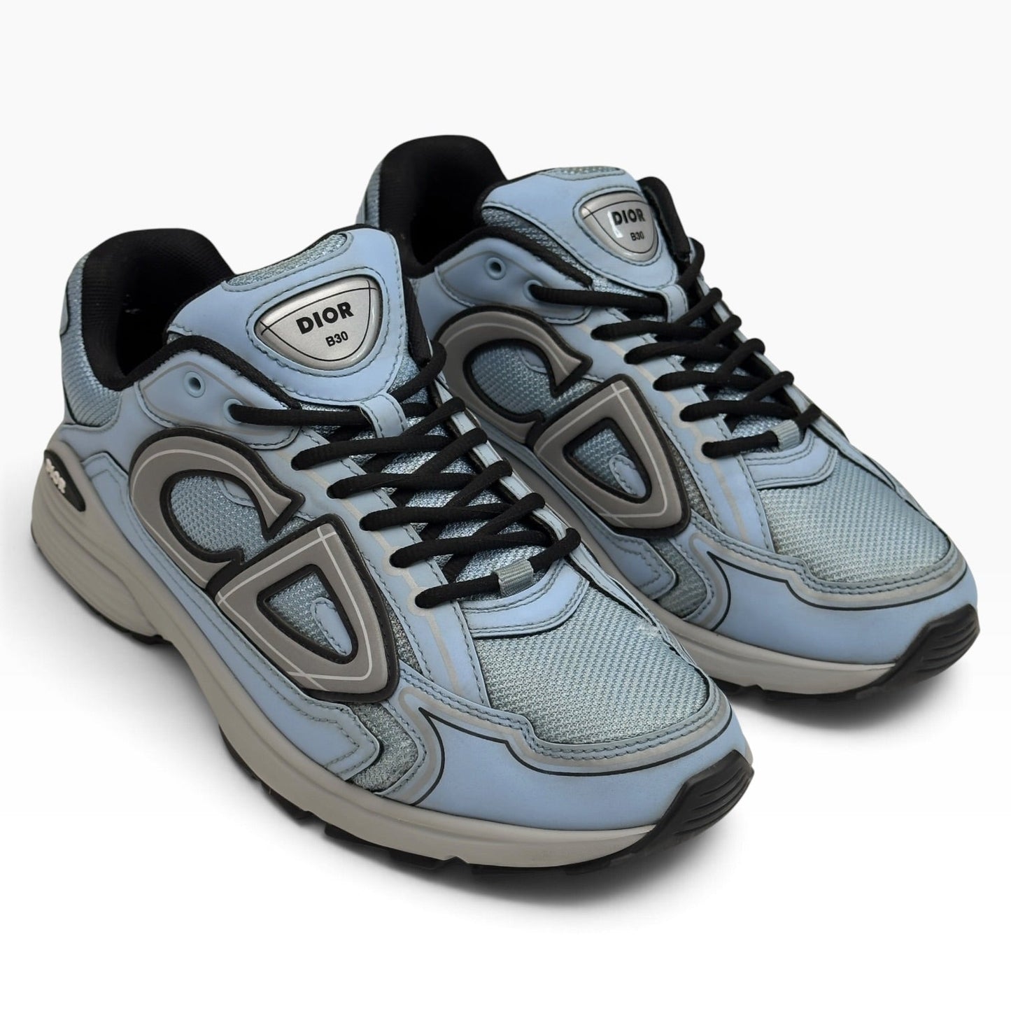 DIOR B30 MESH LOW TOP SNEAKER BLUE / GREY 41 / UK7 | UK 7, Blue
