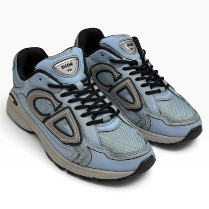 DIOR B30 MESH LOW TOP SNEAKER BLUE / GREY 41 / UK7 | UK 7, Blue
