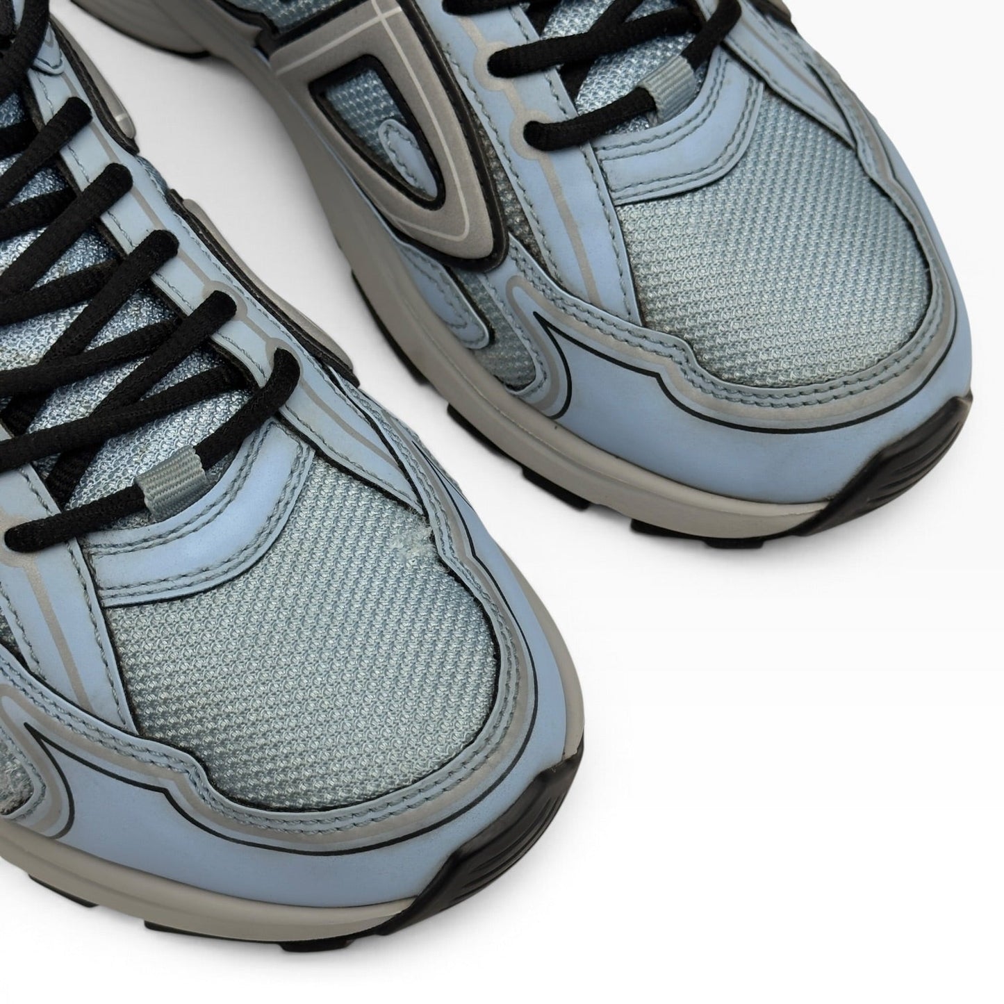DIOR B30 MESH LOW TOP SNEAKER BLUE / GREY 41 / UK7 | UK 7, Blue