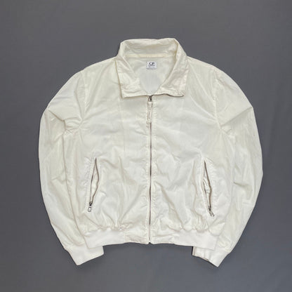 C.P. Company White Shell Bomber Jacket SS04 | Large, Black