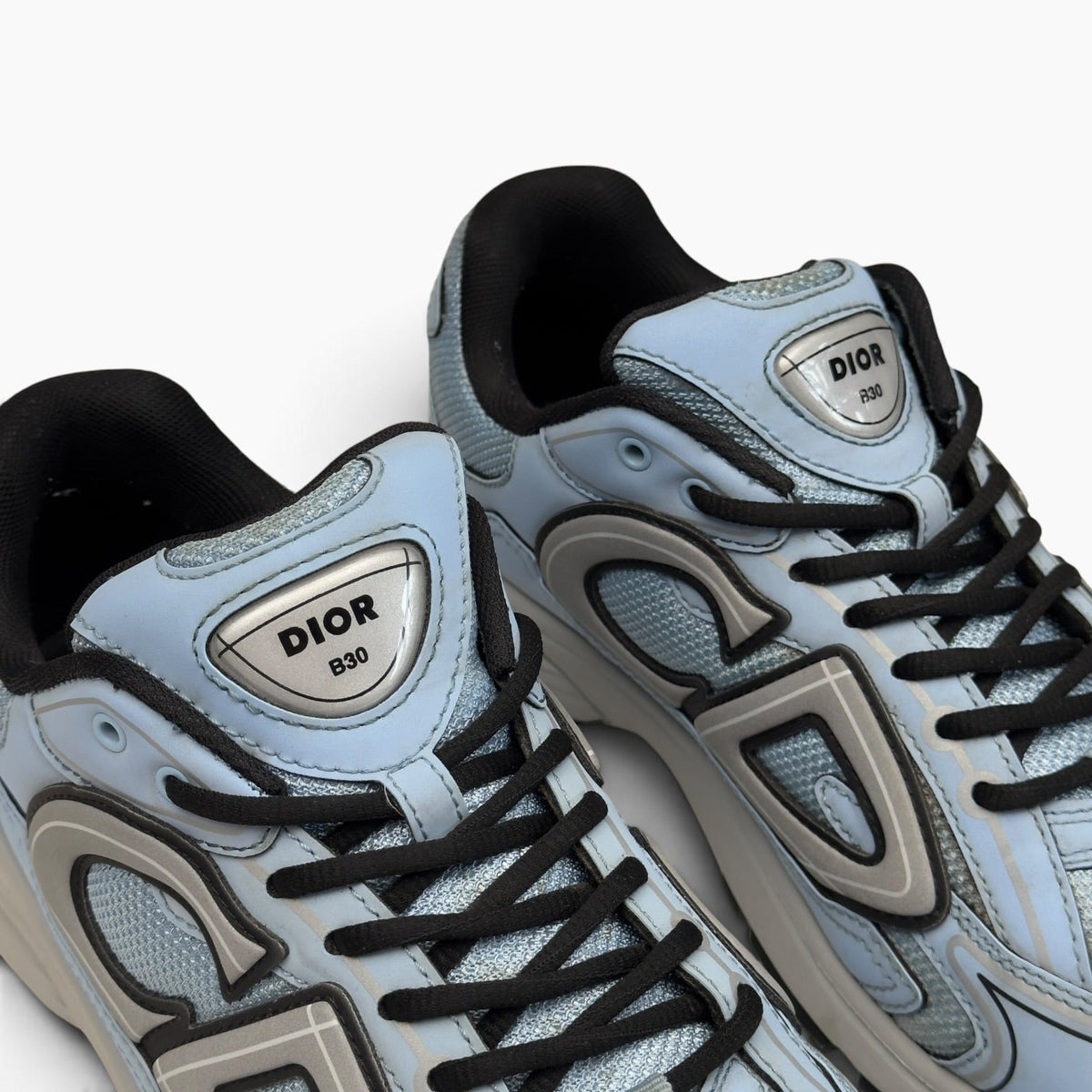 DIOR B30 MESH LOW TOP SNEAKER BLUE / GREY 41 / UK7 | UK 7, Blue