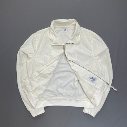 C.P. Company White Shell Bomber Jacket SS04 | Large, Black