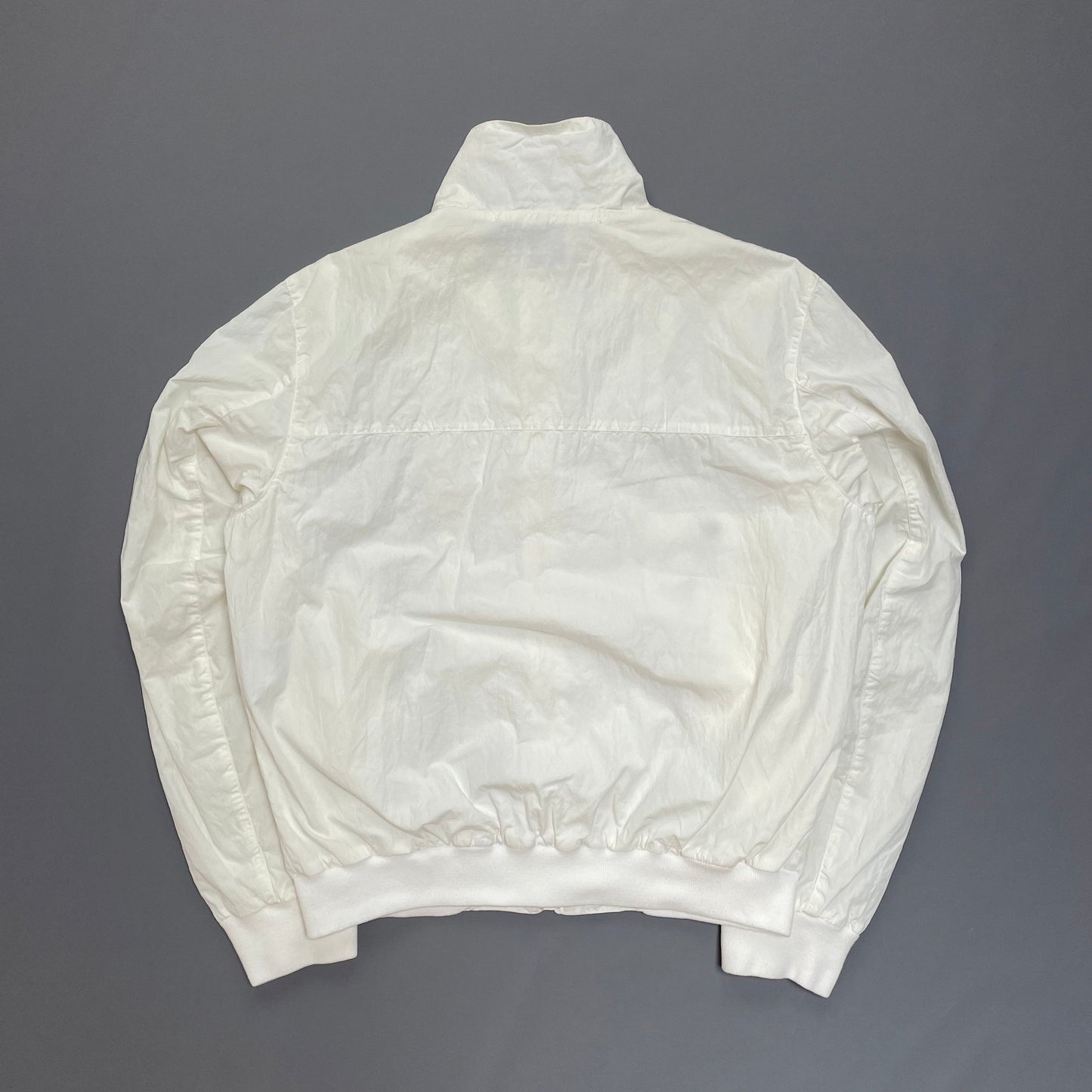 C.P. Company White Shell Bomber Jacket SS04 | Large, Black