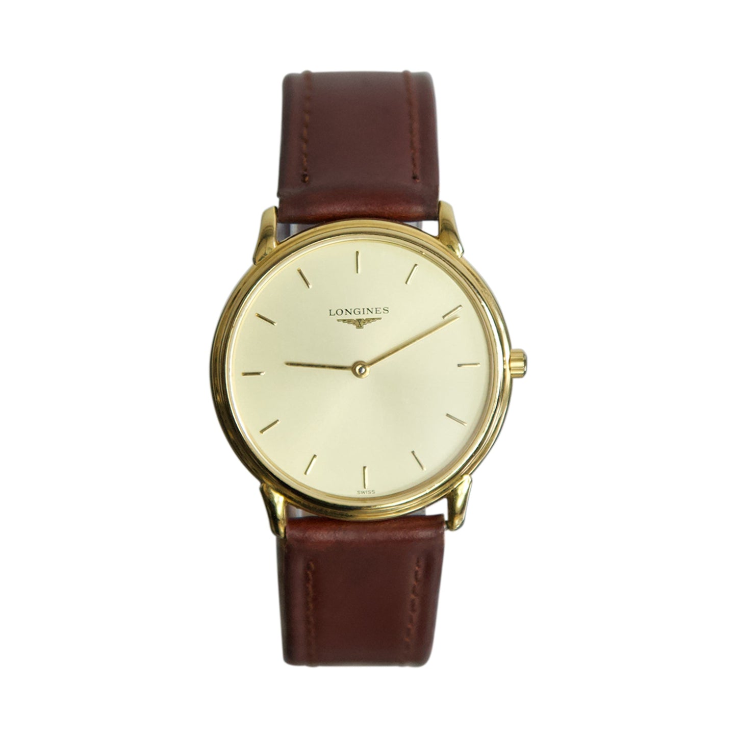 Longines Model L4 676 2 Leather Watch