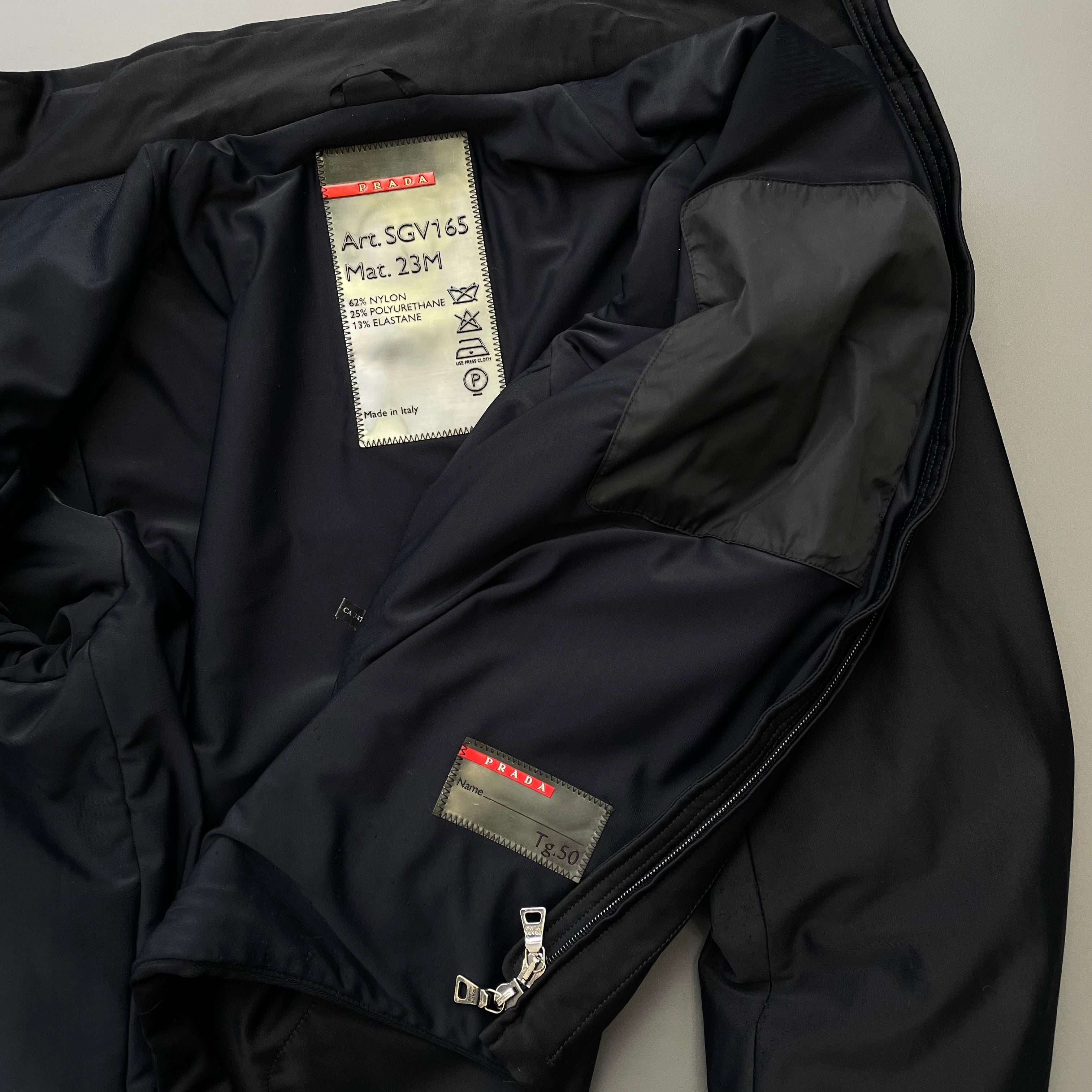 ジャケット・アウター 00s PRADA tailored jacket dark navy Known Source