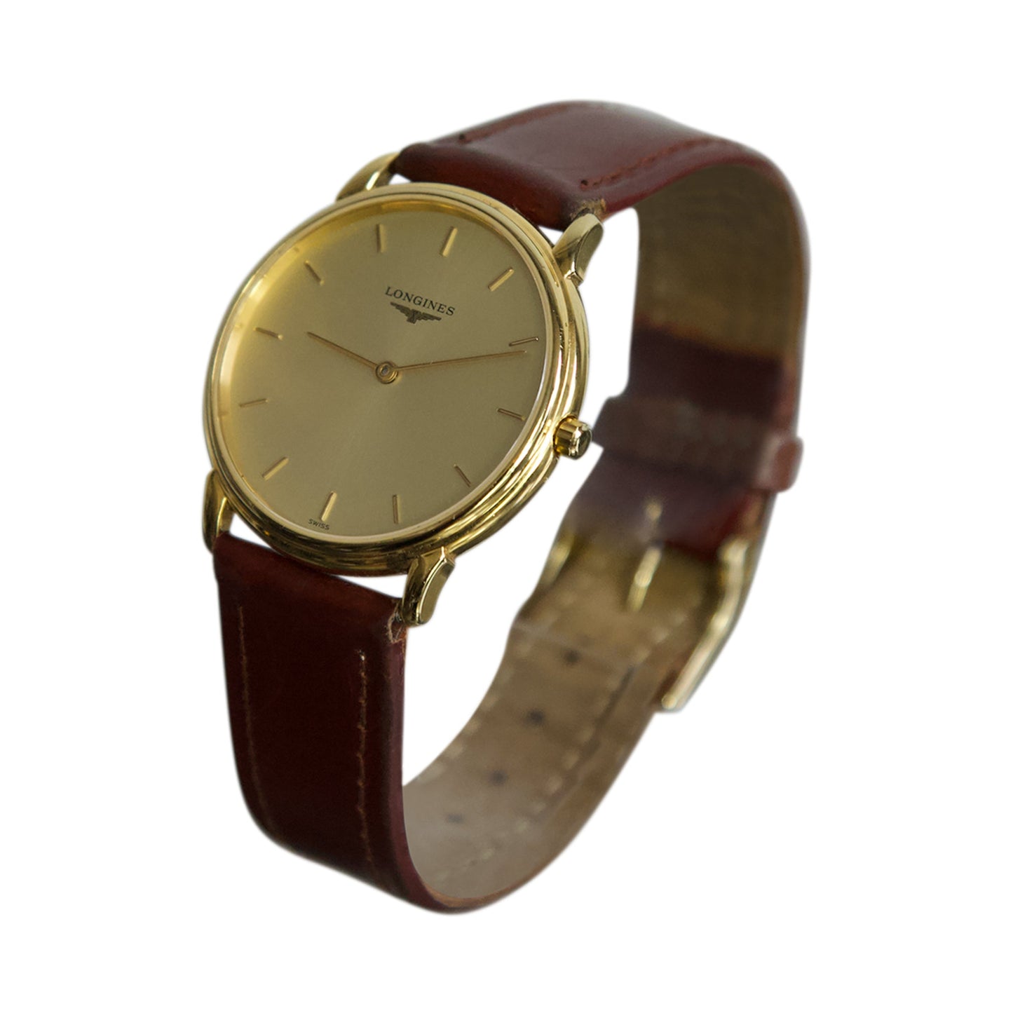 Longines Model L4 676 2 Leather Watch