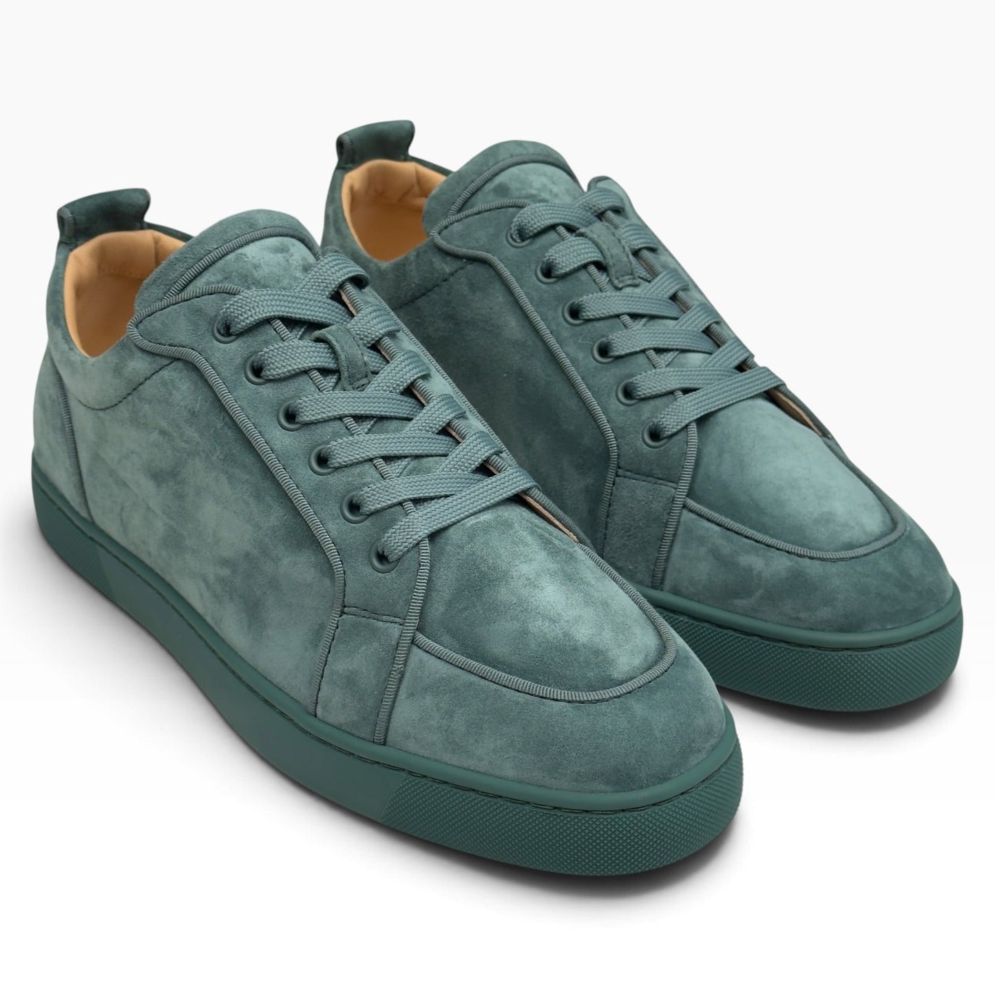 CHRISTIAN LOUBOUTIN RANTULOW ORLATO SUEDE SNEAKER VERVEINE 44 / UK10 | UK 10, Verveine