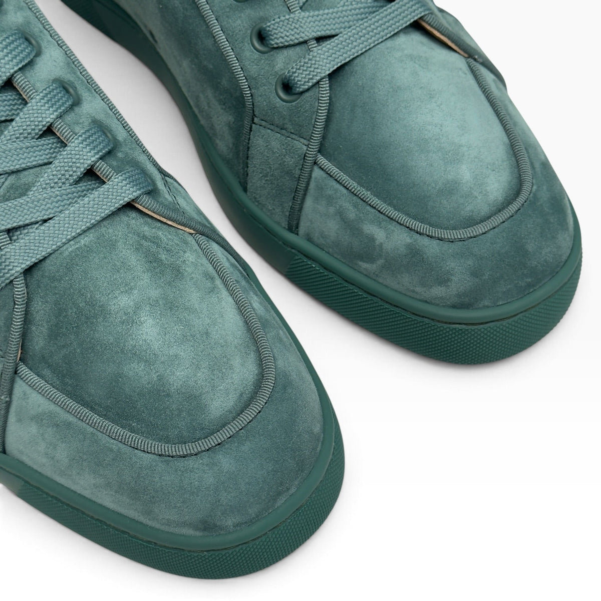 CHRISTIAN LOUBOUTIN RANTULOW ORLATO SUEDE SNEAKER VERVEINE 44 / UK10 | UK 10, Verveine