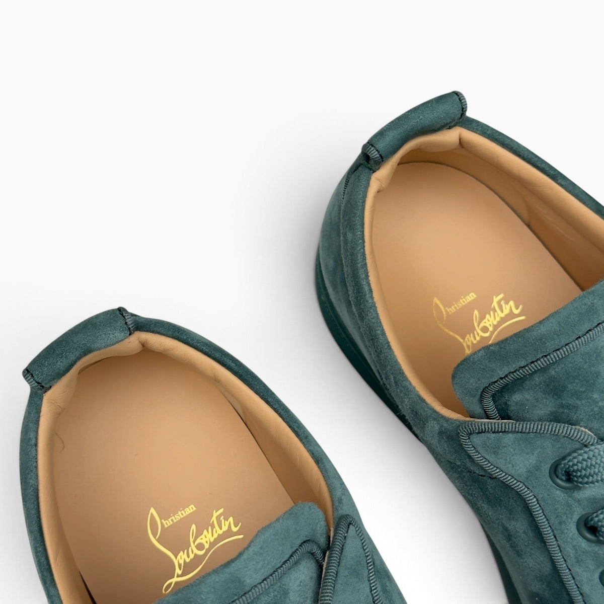 CHRISTIAN LOUBOUTIN RANTULOW ORLATO SUEDE SNEAKER VERVEINE 44 / UK10 | UK 10, Verveine