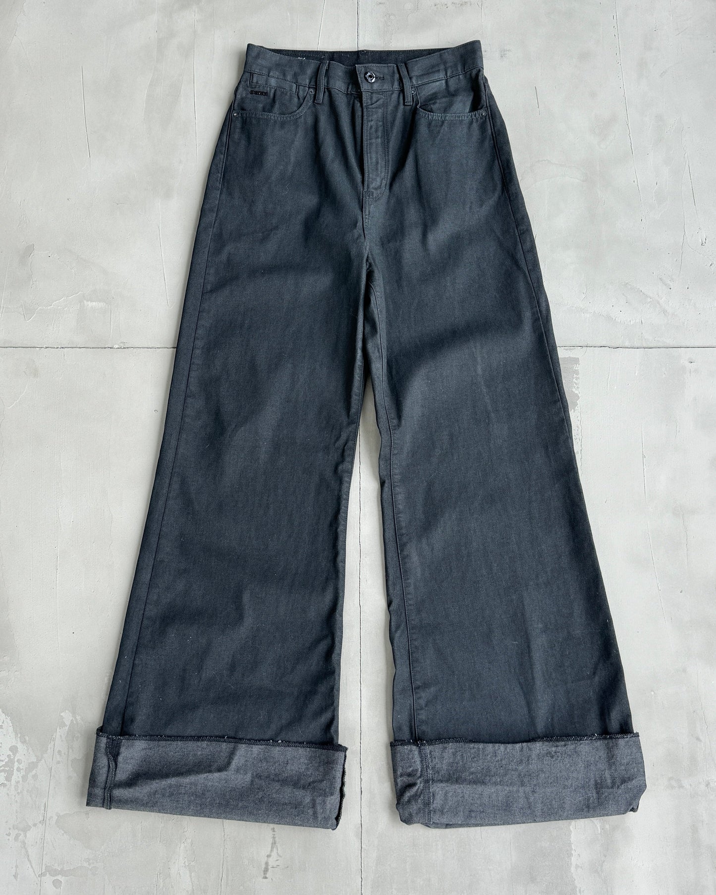 G STAR RAW ULTRA WIDE LEG JEANS - W27 | W27, Grey