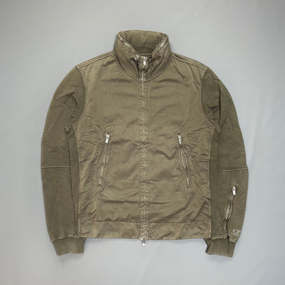 C.P. Company Brown Cotton Jacket w/ Concealed Hood SS07 | XX-Large, Brown