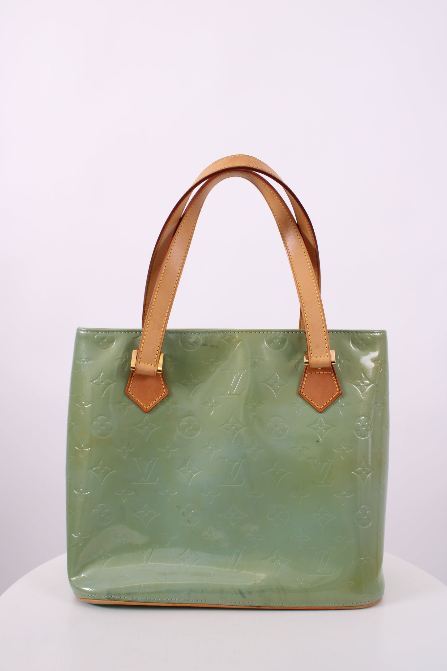 Louis Vuitton Vernis Houston Monogram Handbag Green | O/S, Green