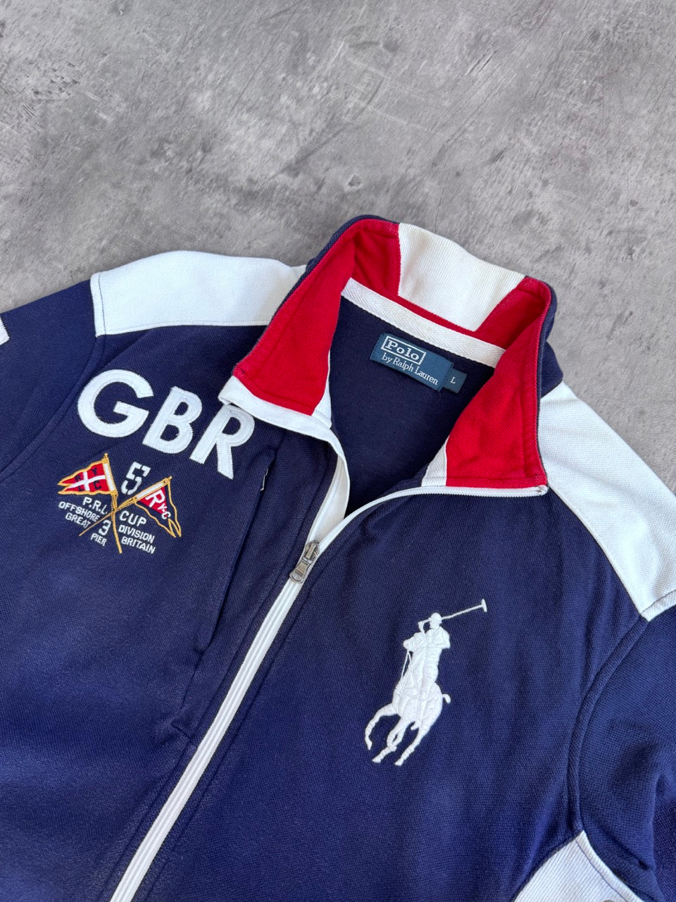 2011 Polo Ralph Lauren GBR-63 Zip up Sweater