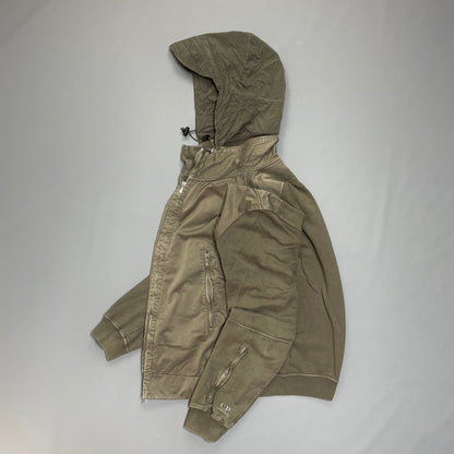 C.P. Company Brown Cotton Jacket w/ Concealed Hood SS07 | XX-Large, Brown