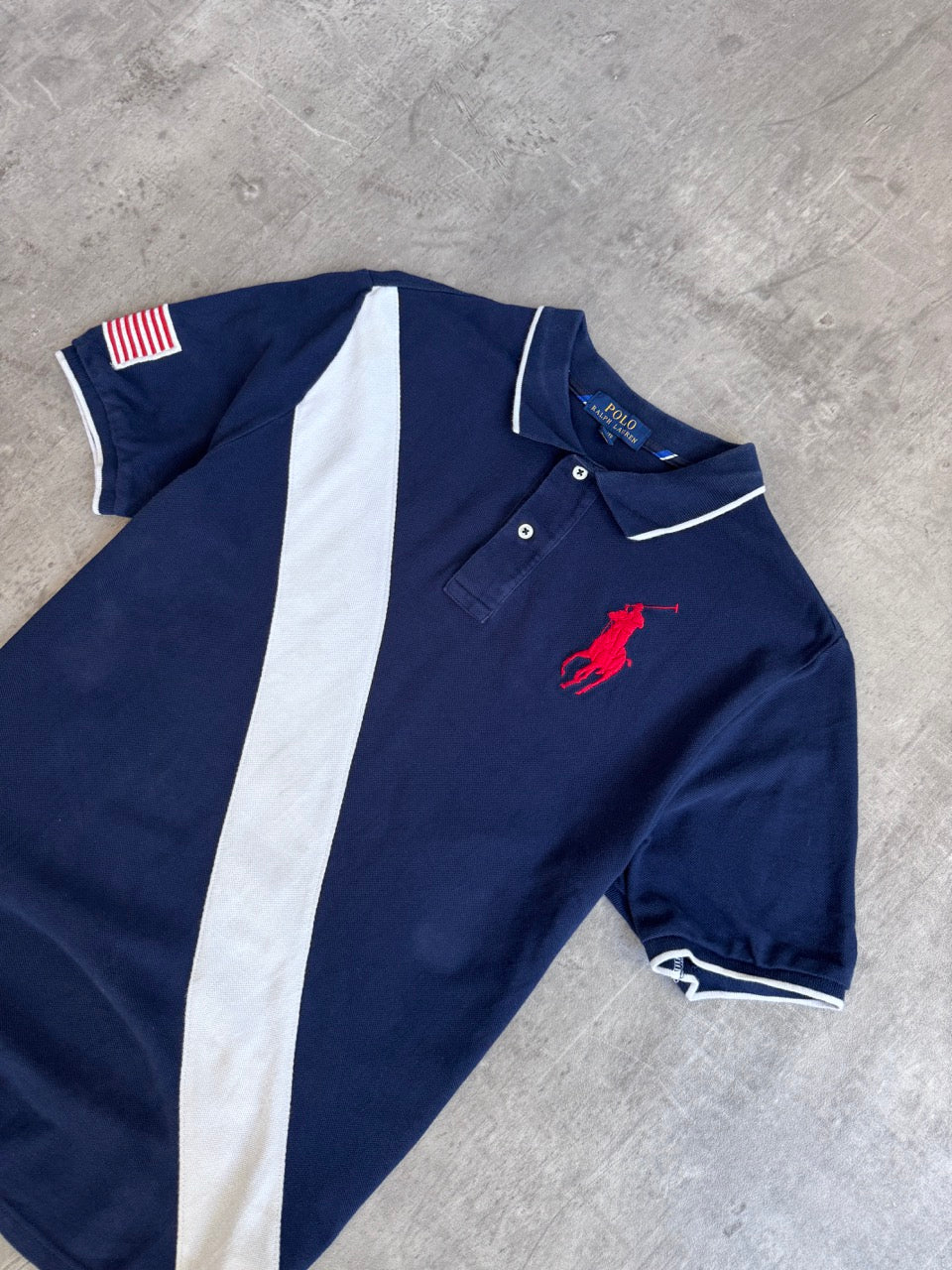 Polo Ralph Lauren USA Asymmetrical Polo Shirt