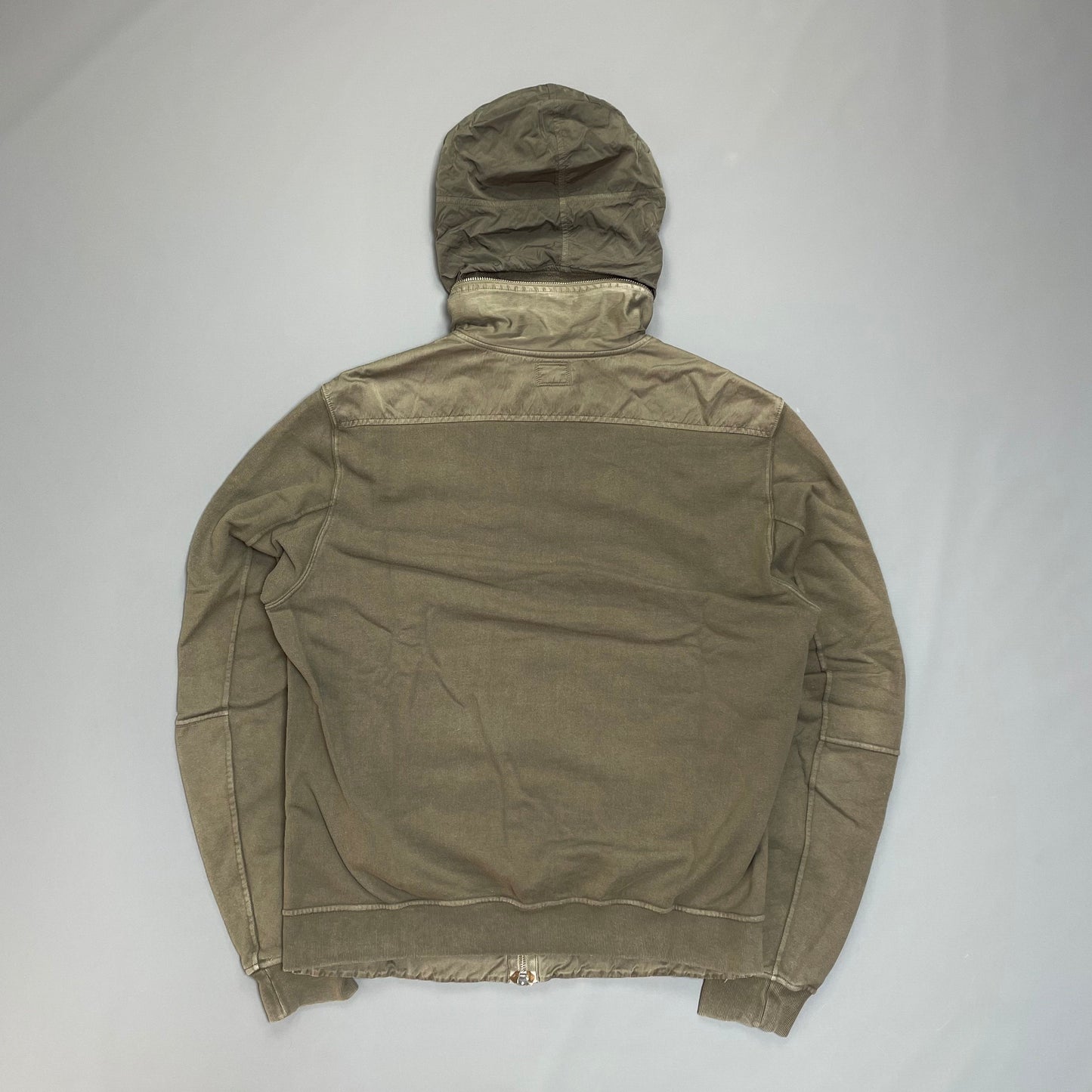 C.P. Company Brown Cotton Jacket w/ Concealed Hood SS07 | XX-Large, Brown