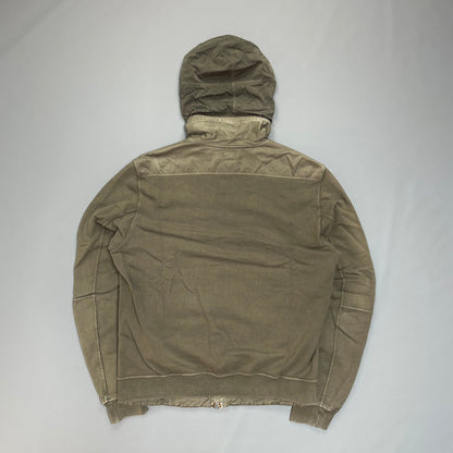 C.P. Company Brown Cotton Jacket w/ Concealed Hood SS07 | XX-Large, Brown